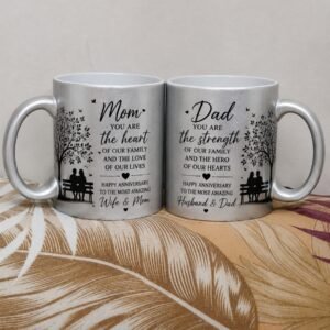 Two Mugs Set Mom + Dad